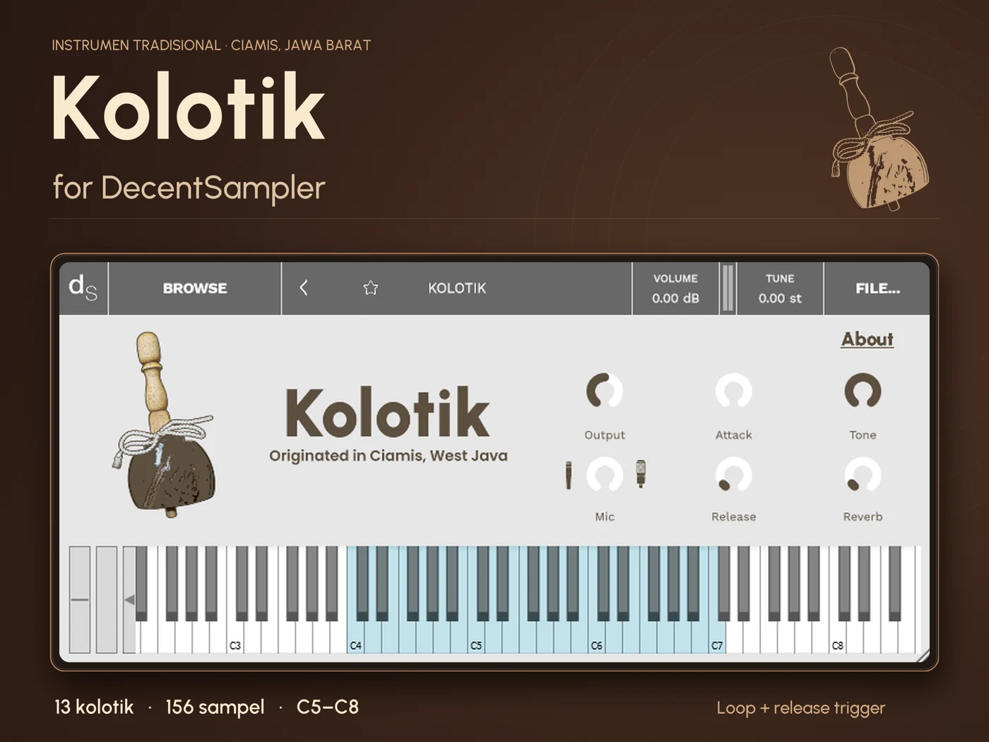 Kolotik for DecentSampler product artwork