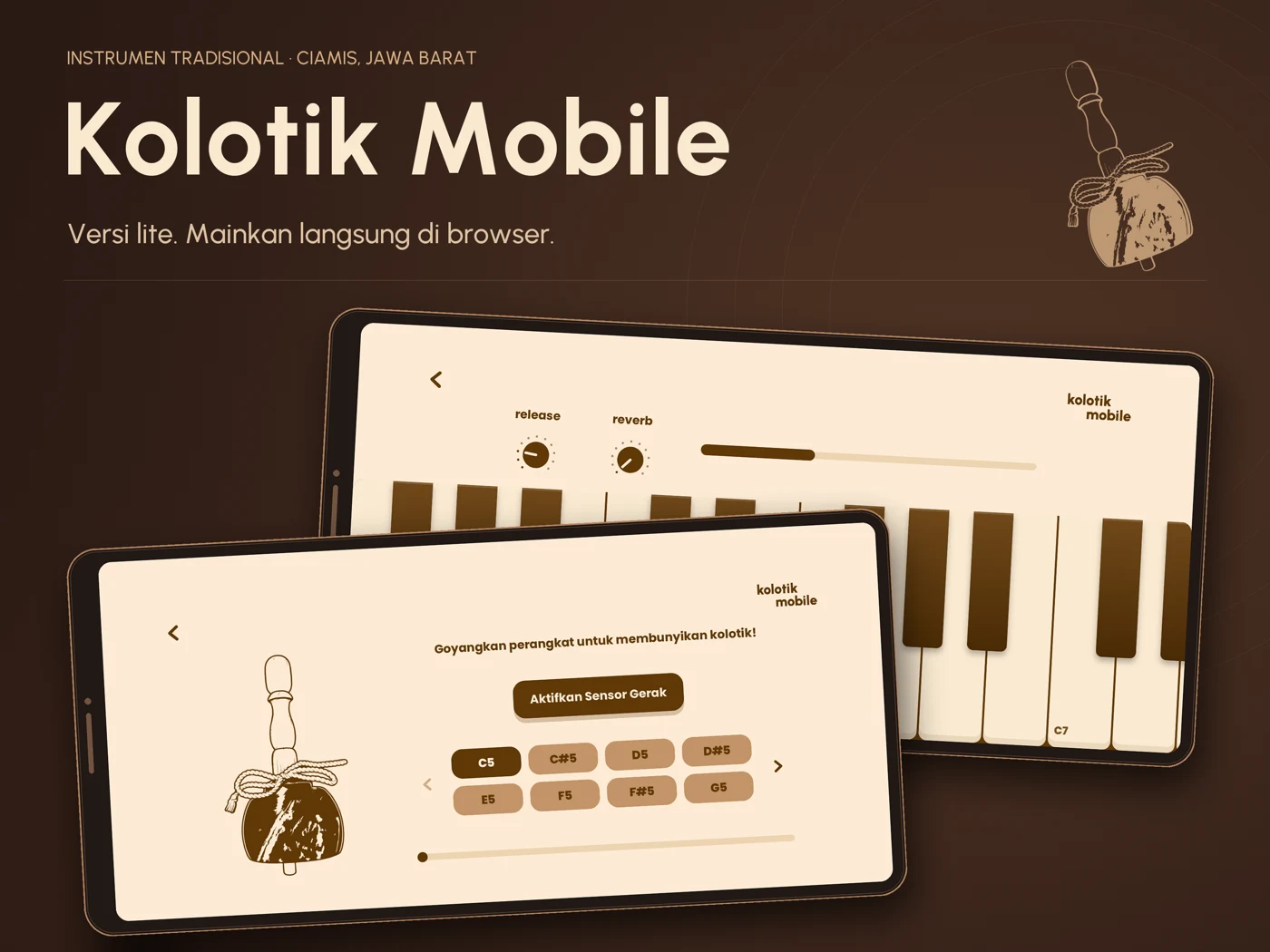 Kolotik Mobile: a traditional instrument in your browser